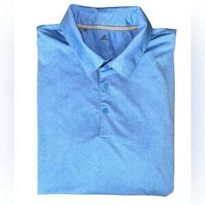 Adidas Blue Short Sleeve Polo Shirt size Medium